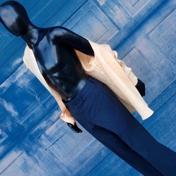 FABIO INGHIRAMI MEN'S LUXURY LINEN COLLARLESS  SHIRT - Picture 10 of 17